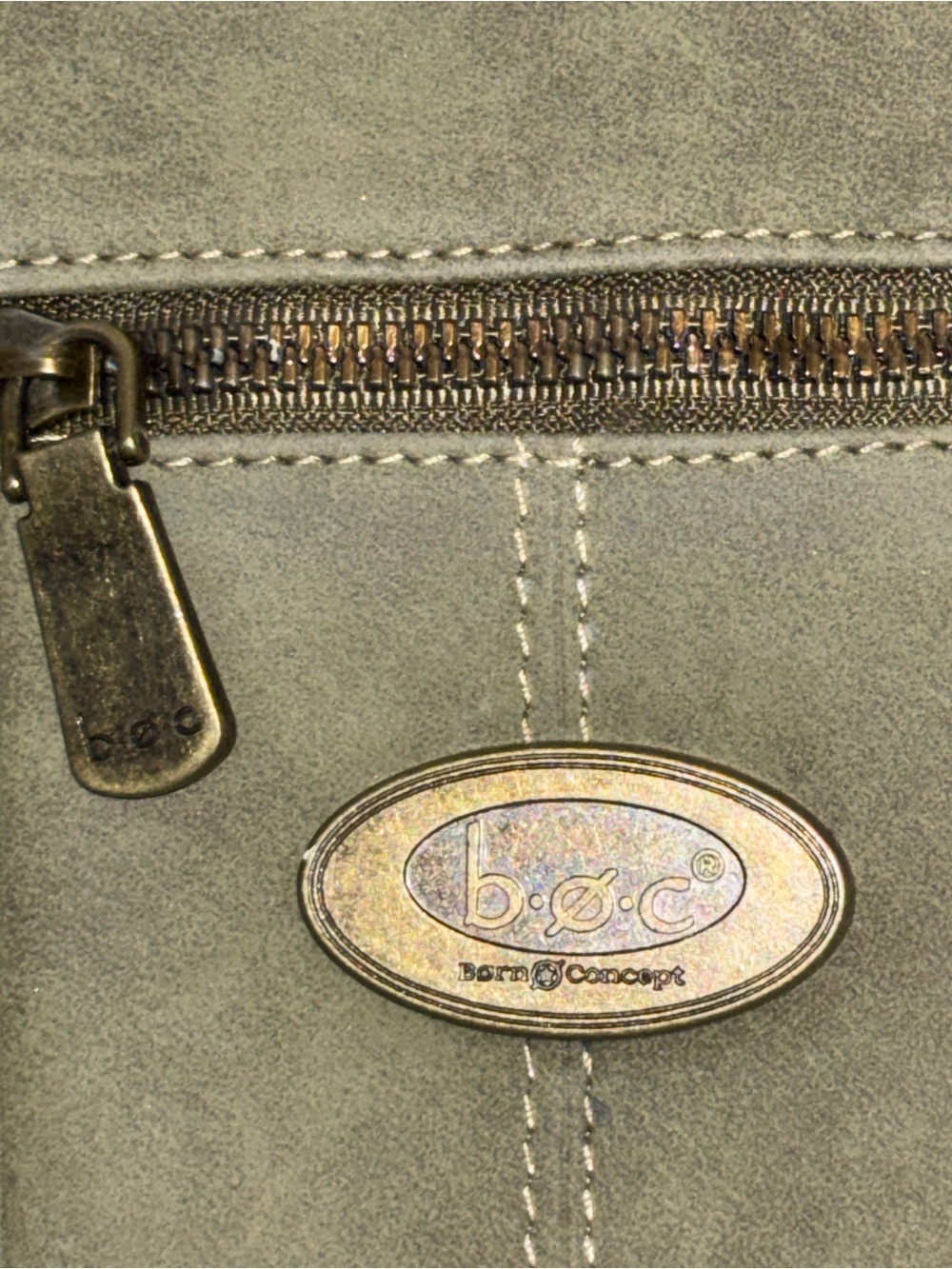 b.o.c. Gray / Green Crossbody Bag - Picture 2 of 9